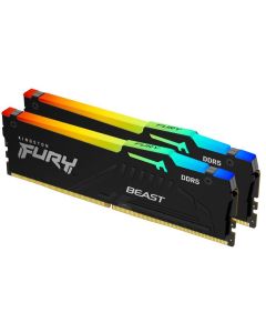 KINGSTON DIMM DDR5 64GB (2x32GB kit) 6000MT/s KF560C36BBEAK2-64 FURY Beast RGB EXPO - MEM02337