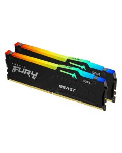 KINGSTON DIMM DDR5 64GB (2x32GB kit) 5600MT/s KF556C36BBEAK2-64 Fury Beast RGB EXPO - MEM02342