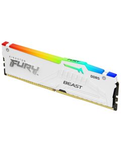 KINGSTON DIMM DDR5 64GB (2x32GB kit) 6000MT/s KF560C36BWEAK2-64 FURY Beast RGB White EXPO - MEM02441