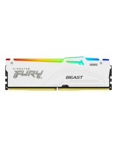 KINGSTON Ram memorija DIMM DDR5 64GB (2x32GB kit) KF552C40BWAK2-64 Fury Beast RGB, bela