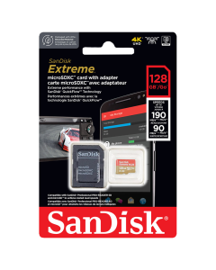 Mem.Kartica SanDisk SDXC Extreme micro Pro Deluxe 128GB 190MB/s A2 C10 UHS-I U3 V30 - 204593