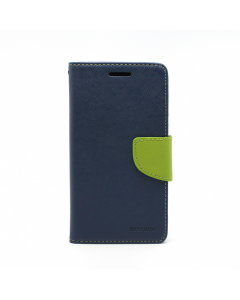 Maska za HTC Desire 816 na preklop Mercury tamno plava-zelena - 007404