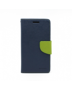 Maska za Samsung J2 Pro (2018)/ J250 na preklop Mercury tamno plava-zelena - 025417
