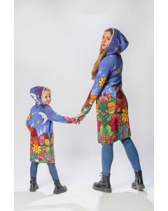 BAIKA Štrikani kaput za žene - Mesečina - KOMOONL