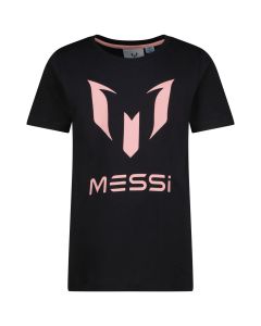 MESSI logo majica kratak rukav za dečake Mijassi,crna - C121KUN30001-9506