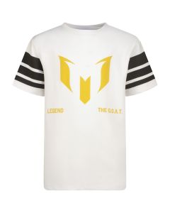MESSI Majica za dečake GOAT WHT
