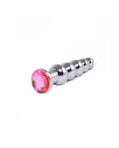 Metalne analne kuglice sa rozim dijamantom CT Shadow - ft001059