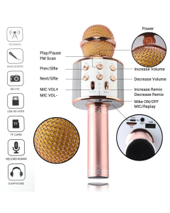 Mikrofon karaoke+ zvučnik (WS-858) BTS16/ 02 plava