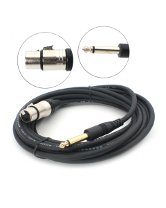 Mikrofonski kabl XLR na 6.3mm JWD-AU20 5m - 90261