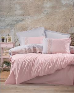 DEKOR DOM Posteljina CB Ranforce double Folk Art Mila pembe - 038237