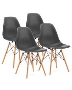 BOLZZ Milano set 4 stolice gray - BOLMILCHAGRAYS