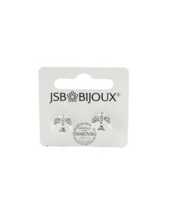 Minđuše sa Swarovski kristalima  BGAJ  61400089 CR - 091161791