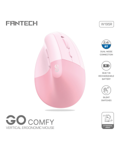 Mis Wireless Fantech W195R GO comfy pink - 220812-1
