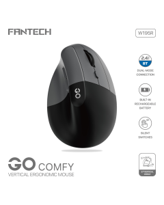 Mis Wireless Fantech W195R GO comfy sivi - 220811
