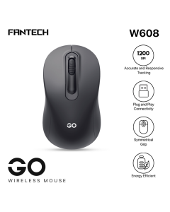 Mis Wireless Fantech W608 GO crni - 213442