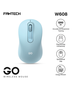 Mis Wireless Fantech W608 GO plavi - 213443