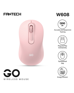 Mis Wireless Fantech W608 GO roze - 213444