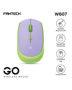 Miš Wireless Gaming Fantech W607 GO ljubicasti - G213438