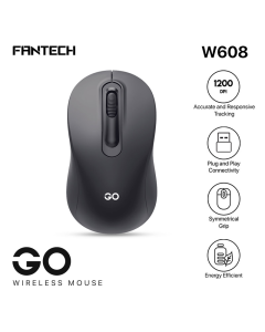 Miš Wireless Gaming Fantech W608 GO crni - G213442