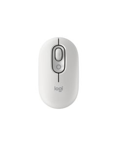 LOGITECH Bežični miš Pop with Emoji, bela - MIS02103
