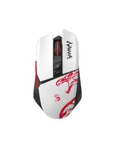 A4 TECH Gaming miš R36 Ultra Dual Mode Naraka, bela - MIS02160