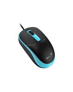 GENIUS Žični optički miš DX-123, crna/plava - MIS02169