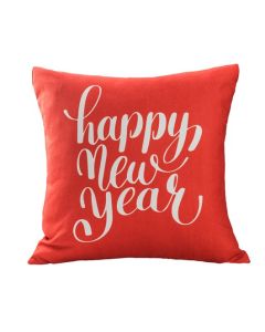 DEKOR DOM Dekorativna jastučnica DECO 45x45 - Happy New Year/Red MM08 - ASD - 024214