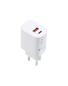 FAST ASIA Strujni Fast punjač 1xUSB A+1xTIP C 20W