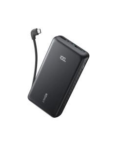 ANKER Zolo 20000mAh, 22.5W, sa ugrađenim USB-C kablom, Power Bank crni