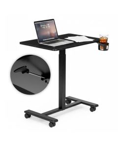 MODERNHOME Mobilni podesivi sto 70x48 cm laptop sto sa podesavanjem visine 71.5–112 cm black