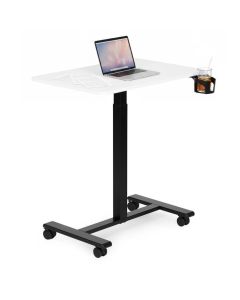MODERNHOME Mobilni podesivi sto 70x48 cm laptop sto sa podesavanjem visine 71.5–112 cm white