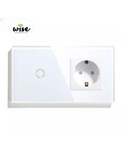 Wise Wise modularni set prekidac 1 taster+utičnica - PMK000275A00000