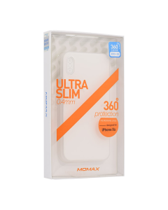 Maska za iPhone XS Momax Future Membrane 03mm bela - 029282