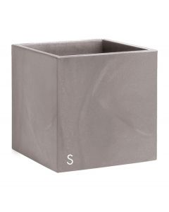 NICOLI Cubo Momus saksija 35x35cm, siva - R4135S