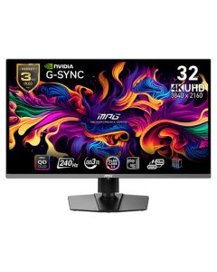 MSI 32 inča MPG 321CURX QD-OLED, 4K UHD 3840x2160 QD OLED 240 Hz G-Sync zakrivljeni gaming monitor