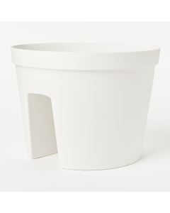 Žardinjera Monako , bela boja, 30cm