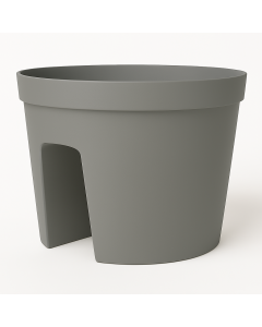 Žardinjera Monako , siva boja, 30cm