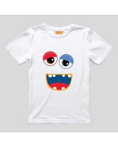KIDZ by TAMANITZA Dečija bela majica MONSTER 10 - Tamanitza1102