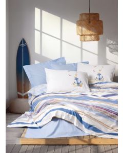DEKOR DOM Komplet posteljina CB Ranforce double Maritime Moreno - 042382-1
