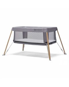 KINDERKRAFT Prenosivi krevetac MOVI Grey&Wood