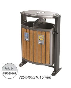 BSM Spoljna dupla kanta za otpatke MP020107 - MP020107