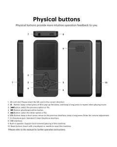 MP3 Player Bluetooth podrzava Micro SD crni