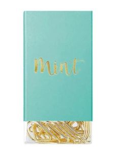 MIQUELRIUS Set od 15 zlatnih spajalica - Mint - MR11659