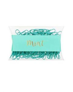 MIQUELRIUS Set od 120 spajalica - Mint - MR11661