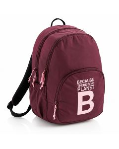 MIQUELRIUS ranac  školski burgundy Ecoalf triple Oslo 27L