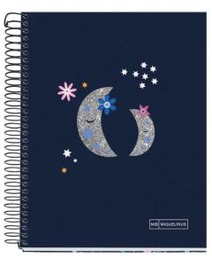 MIQUELRIUS Sveska A5 140 listova kvadratići - Night garden - MR46847