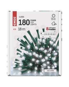 EMOS LED Nano zeleni lanac 18 m - MTG-D4AC09