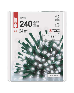 EMOS Nano zeleni lanac 240 LED, 24 m - MTG-D4AC10