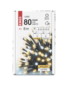 EMOS Svetlosni lanac 80 LED, 8 m - MTG-D4AN01