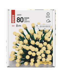EMOS LED lanac od cherry - kuglice 8 m - MTG-D5AW02